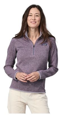 Patagonia Women's Better Sweater 1/4 Zip Violet fleece