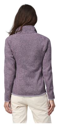 Patagonia Women's Better Sweater 1/4 Zip Violet Fleece