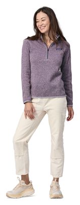 Patagonia Women's Better Sweater 1/4 Zip Violet fleece