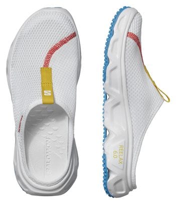 Salomon Reelax Slide 6.0 Zapatillas de recuperación para mujer Blanco
