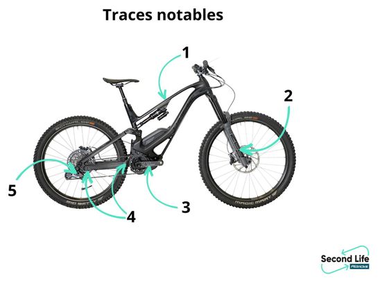 Prodotto ricondizionato - Lapierre Overvolt GLP Team Sram X01 Eagle 12V Black Mat 2022