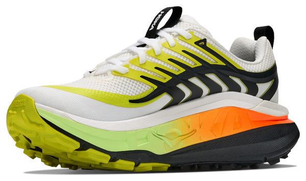 Chaussures Trail Hoka Stinson 8 Blanc/Jaune Femme