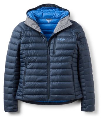 RAB Microlight Alpine Hoody Blue Women's Down Jacket