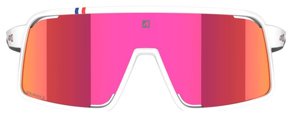 Set occhiali AZR Target RX bianco/rosa + lenti trasparenti
