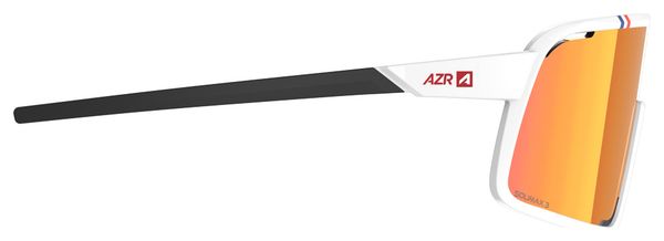 Set occhiali AZR Target RX bianco/rosa + lenti trasparenti
