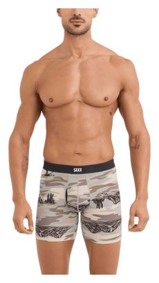 Saxx Vibe Xtra Soft Comfort boxershort, grijs/camo, voor heren