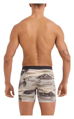Saxx Vibe Xtra Soft Comfort boxershort, grijs/camo, voor heren