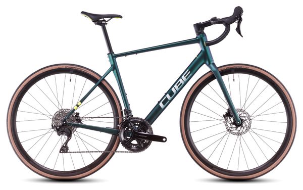Cube Attain SLX Road Bike Shimano 105 12S 700 mm Goblin Green 2025
