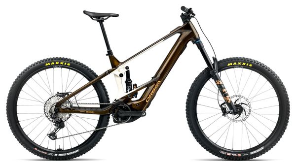 VTT Électrique Tout-Suspendu Orbea Wild M10 Shimano SLX/Deore XT 12V 750 Wh 29'' Marron Caramel Carbon View 2025
