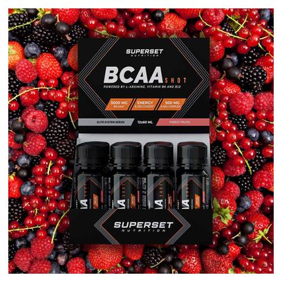 Bcaa Shot (12x60ml) - Superset Nutrition - Forest Fruit - Bcaa