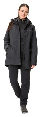 Chaqueta Vaude Idris 3in1 III 3 en 1 negro 38 mujer