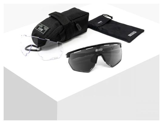Lunettes SCICON Aerowing Noir / Multimirror Argent