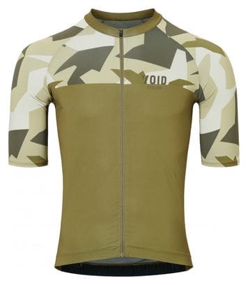 Void Abstract Camo Olive Short Sleeve Jersey
