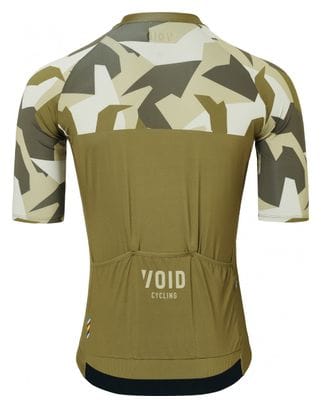 Maillot Manches Courtes Void Abstract Camo Olive