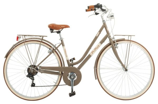 Vélo de ville Via Veneto VV619L Malagueta  cadre en acier  6 vitesses  roues 700x35C