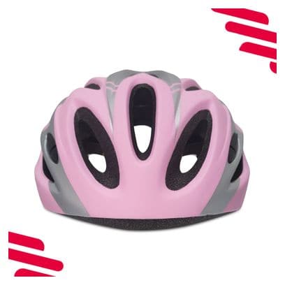 Casque de vélo homme/femme rose et gris