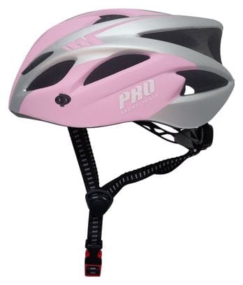 Casque de vélo homme/femme rose et gris