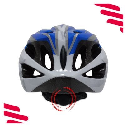 Casque De Vélo - Hommes/Femmes - Blanc/Bleu