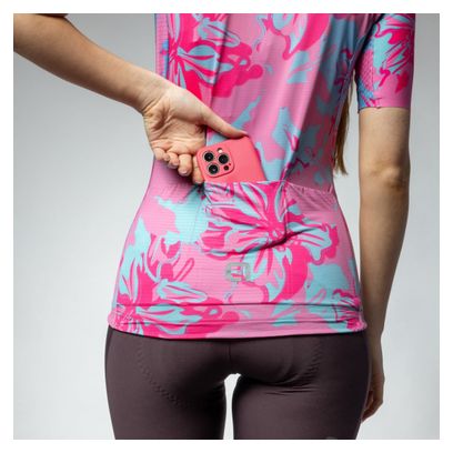 Maillot de manga corta Alé Honolulu Rosa para mujer