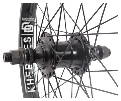 Roue arrière BMX KHE Freecoaster + MVP DD 18 pouces 14 mm S/B