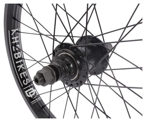 Roue arrière BMX KHE Freecoaster + MVP DD 18 pouces 14 mm S/B
