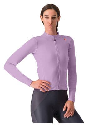 Maglia a maniche lunghe Castelli Espresso Thermal Violet Donna