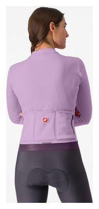 Maglia a maniche lunghe Castelli Espresso Thermal Violet Donna