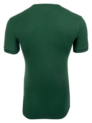 LeBram Deer Short Sleeve T-Shirt Dark Green