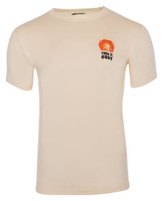 T-shirt manches courtes Rubb'r Take it Easy Beige