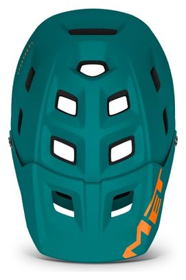 Casco Met Terranova All-moutain Gloosy Verde Naranja 2021