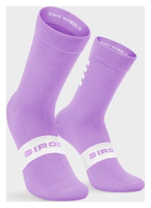 Chaussettes vélo Cyclisme Homme et Femme S1 Lilac Etna Lavande