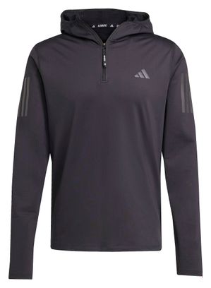 Haut Thermique 1/2 Zip adidas Own the Run Winterized Noir Homme