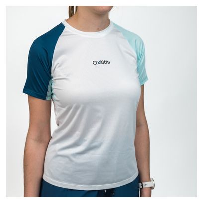 Maglietta a maniche corte Oxsitis X-Train Donna Blu/Bianco