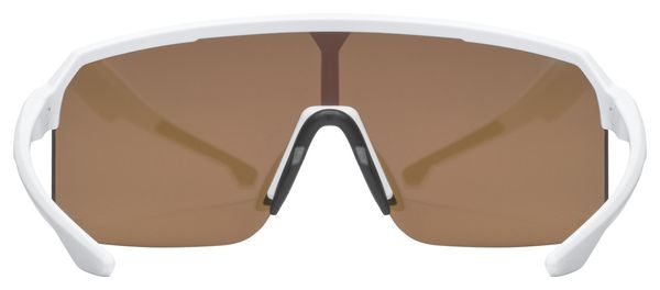 Uvex Ramp Bril Wit/Goud Spiegel