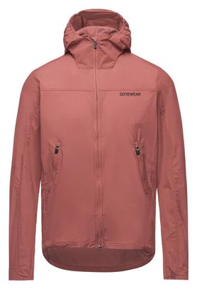 Giacca antivento Gore Wear Fernflow rosa da uomo