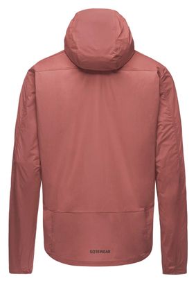 Giacca antivento Gore Wear Fernflow rosa da uomo