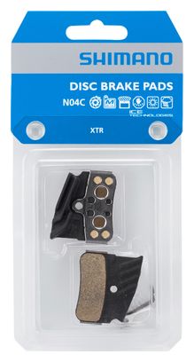 Shimano N04C-MF Metalen Remblokken voor Shimano XTR / Deore XT / SLX Remmen