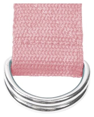 Sangle de Yoga 100% coton - Sangle pour étirements - Fermetures en métal - 11 coloris - Couleur : ROSE