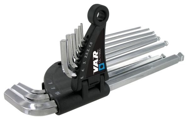 VAR Professional hex wrench set