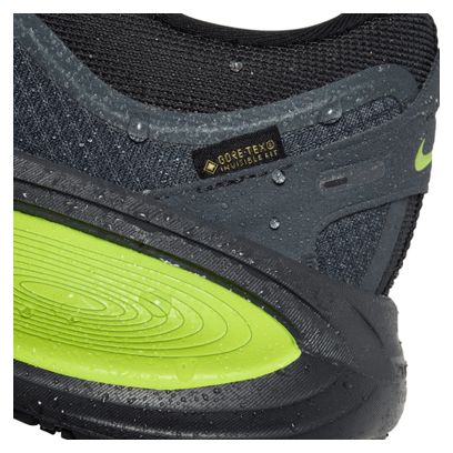 Nike Vomero 18 GTX Running Shoes, Black/Green, Men's