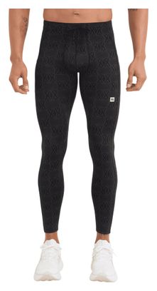 Saxx Smooth Flex Light Compression Long Tights, Black, Men's