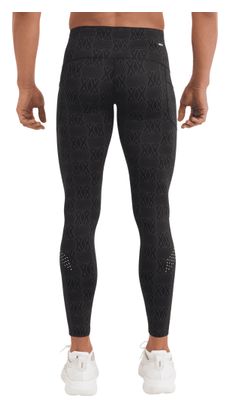 Saxx Smooth Flex Light Compression Long Tights, Black, Men's
