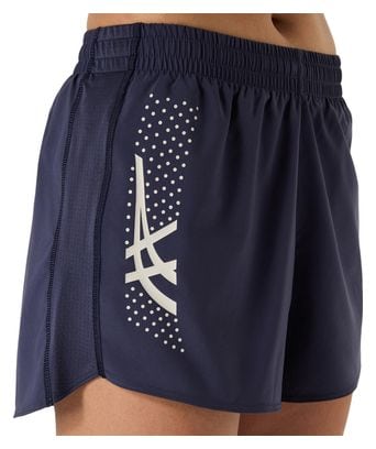 Asics Icon 4in Shorts Blau Damen