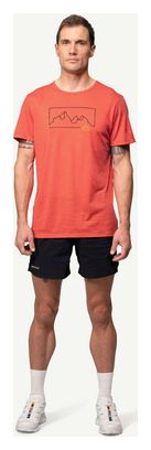 Devold Active Outline Red Men's T-Shirt