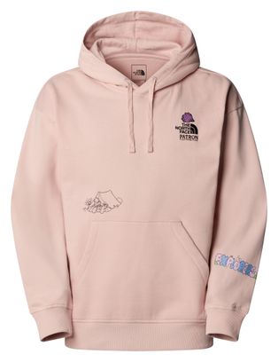 Sweat à Capuche Unisexe Oversize The North Face Mountain Cleanup Rose