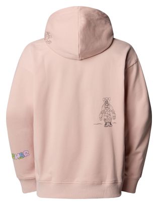Sweat à Capuche Unisexe Oversize The North Face Mountain Cleanup Rose