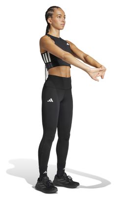 Adidas Performance Adizero Crop Nero Donna 1/2 Zip Crop Top