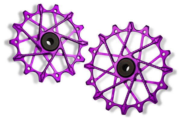 Garbaruk Schaltwerksrollen für Sram GX/XO/XX Eagle 12v Violett