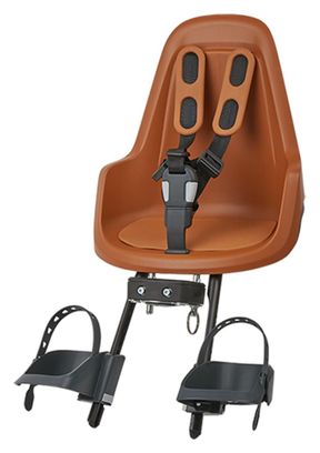 Marsupio anteriore su tubo di sterzo bobike one mini - marrone cioccolato