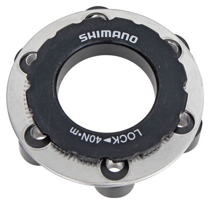 Adaptateur Disque Shimano SM-RTAD05 CenterLock - Disque 6 trous Axe 15/20mm Noir